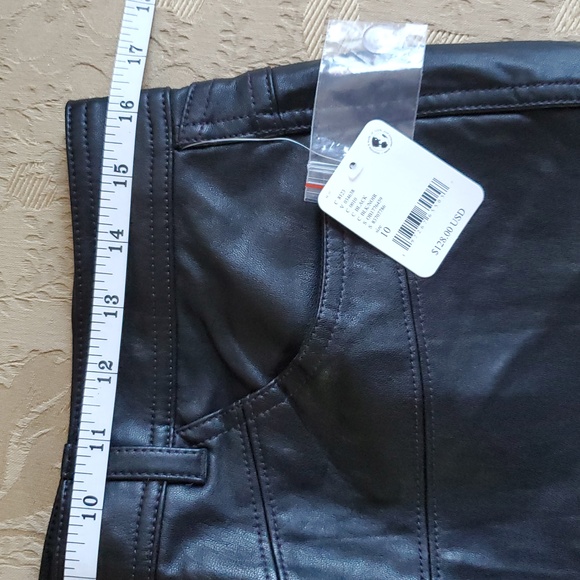 Free Pepple We The Free Rebel Vegan Leather Pants/Black - Picture 15 of 16